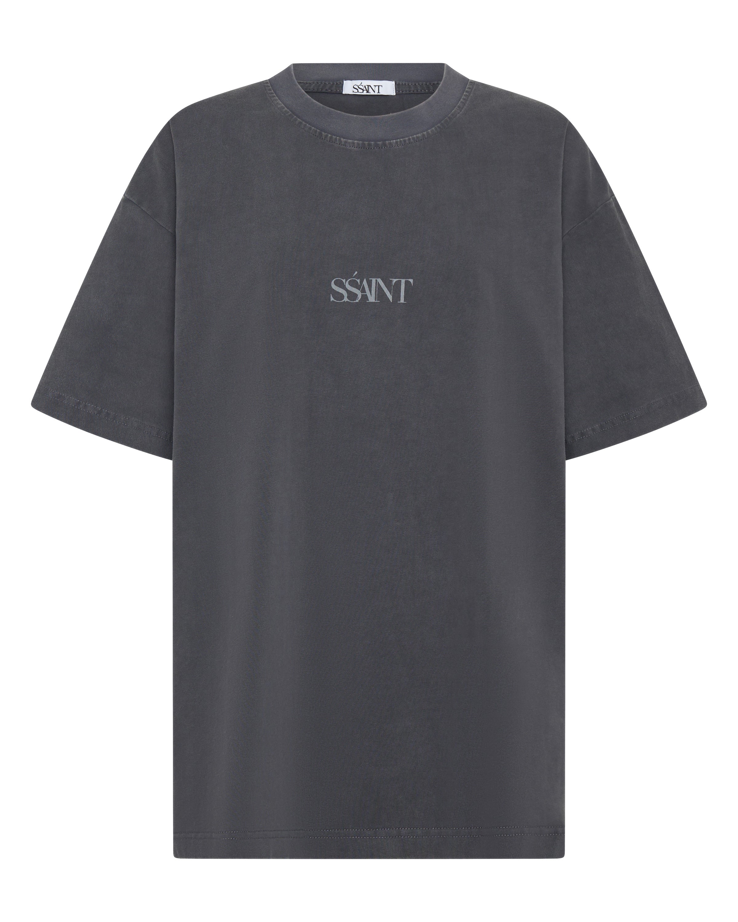 NO VACANCY TEE - CHARCOAL ACID WASH