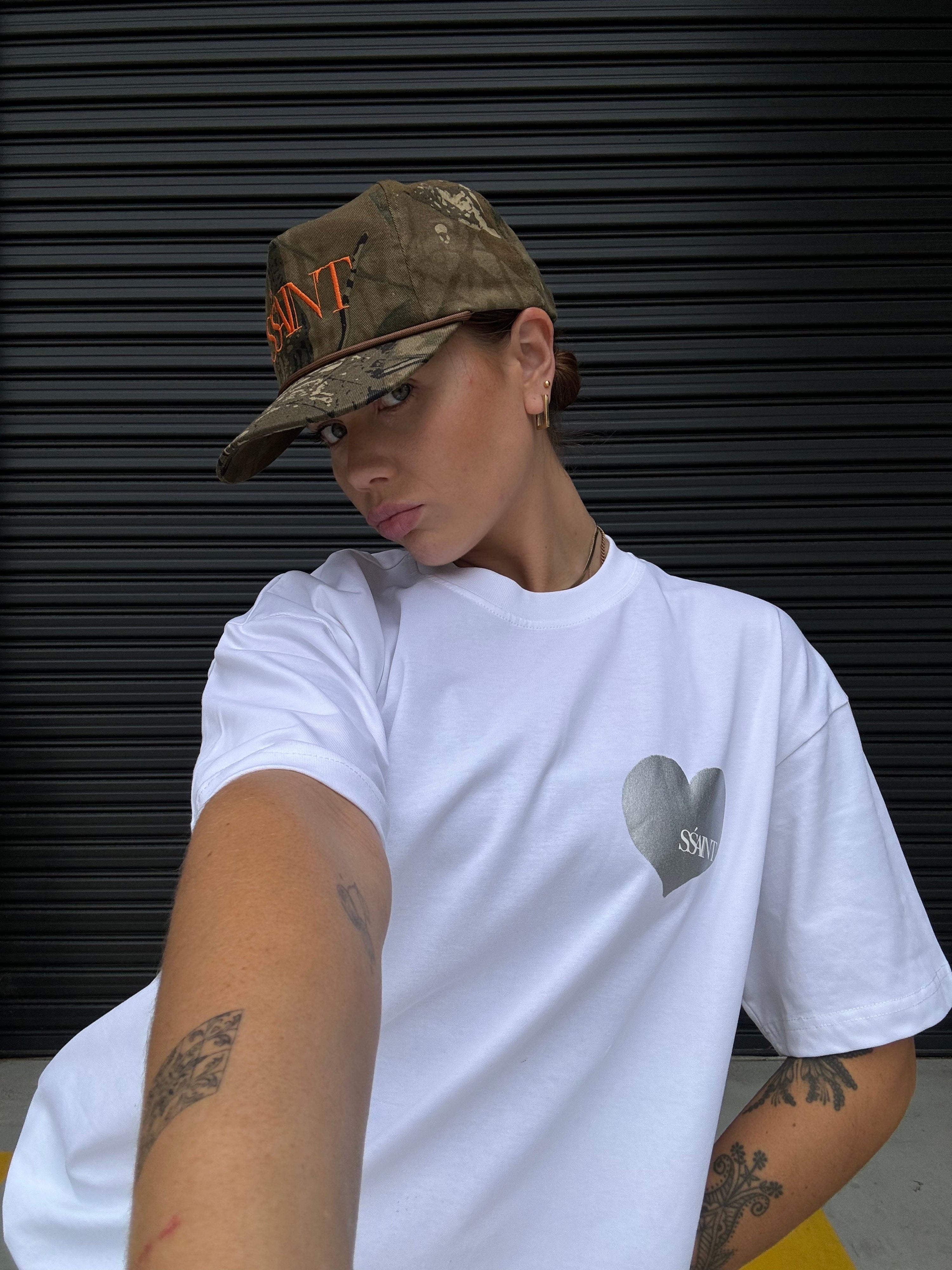 SŚAINT CAMO FIVE PANEL CAP