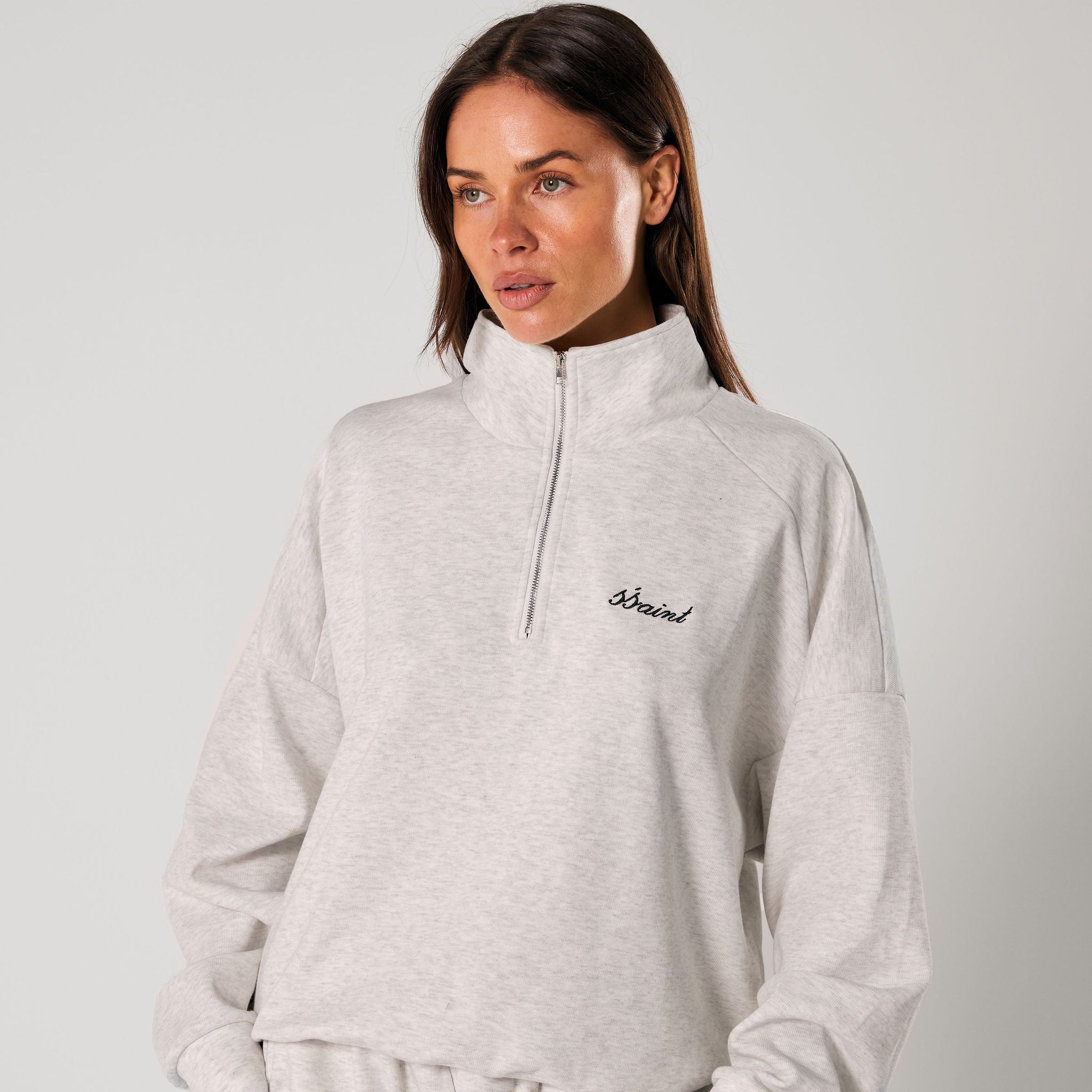 SŚAINT ZIP JUMPER GREY